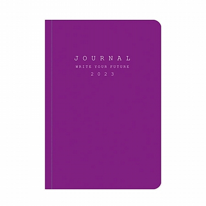 Ημερήσιο Ημερολόγιο Craft 2023 - Purple (14x21) - AdBook