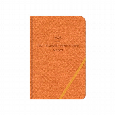 Ημερήσιο Ημερολόγιο Lieve 2023 - Orange (14x21) - AdBook