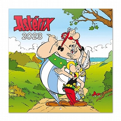 Μηνιαίο Ημερολόγιο Τοίχου 2023 - Asterix & Obelix (30x30) - Grupo Erik
