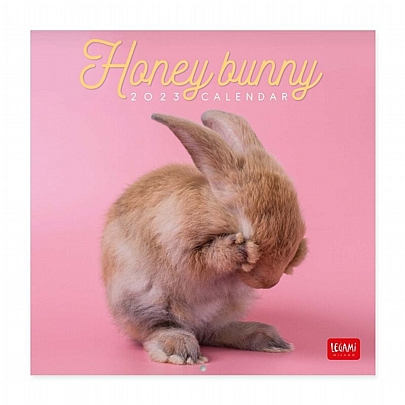 Μηνιαίο Ημερολόγιο Τοίχου 2023 - Honey Bunny (18x18) - Legami