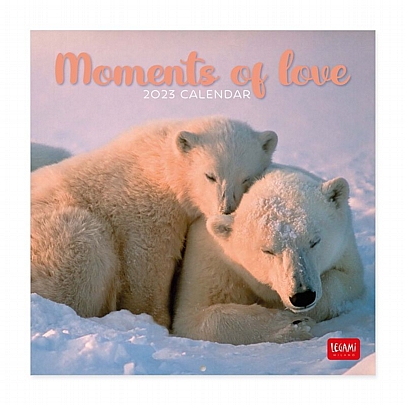Μηνιαίο Ημερολόγιο Τοίχου 2023 - Moments of Love (18x18) - Legami
