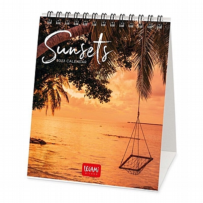 Μηνιαίο Επιτραπέζιο Ημερολόγιο 2023 Σπιράλ - Sunsets (12x14.5) - Legami