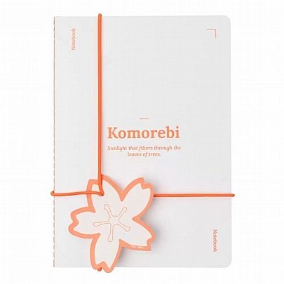 Σημειωματάριο Dotted & γραμμές με λάστιχο - Komorebi (15x20) - Miss Haiku