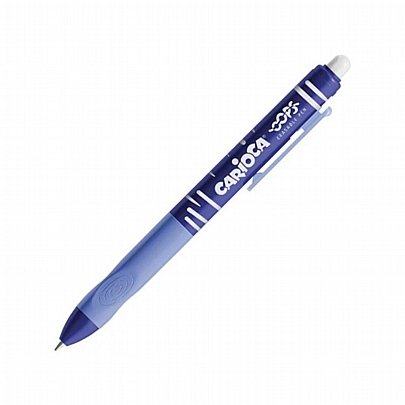 Στυλό που σβήνει με Κουμπί Ballpoint - Μπλε (0.7mm) - Carioca Oops