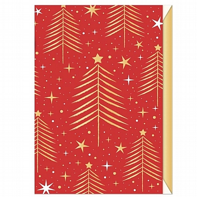 Χριστουγεννιάτικη κάρτα με Φάκελο - Christmas trees (17.5x11.5) - ArteBene