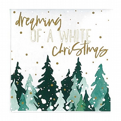 Χριστουγεννιάτικη κάρτα με Φάκελο - Dreaming of white christmas (8.5x8) - ArteBene