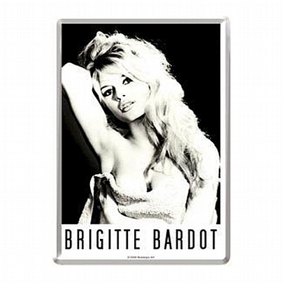 Μεταλλική Ευχετήρια Κάρτα με Φάκελο - Brigitte Bardot (10x14) - NostalgicArt