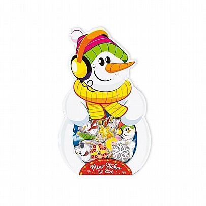 Χριστουγεννιάτικα Αυτοκόλλητα - Snow Man (50τμχ.) - Trend House