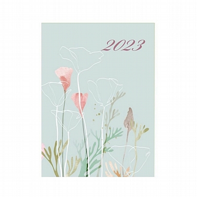 Ημερήσιο Ημερολόγιο 2023 - Floral 1 (14x21) - Maniakas