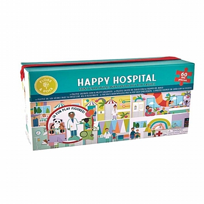 Giant Puzzle: Χαρούμενο Νοσοκομείο (3D Φιγούρες/60κ) - Floss & Rock