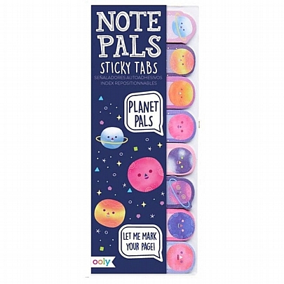 Αυτοκόλλητοι σελιδοδείκτες - Planet Pals (4.5x1.5cm) - Ooly