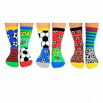 Παιδικές κάλτσες (No.30,5-38,5/6τμχ) - Kick it - United OddSocks