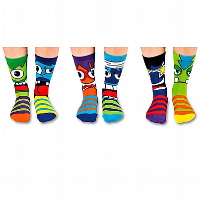 Παιδικές κάλτσες (No.30,5-38,5/6τμχ) - The Mashers - United OddSocks