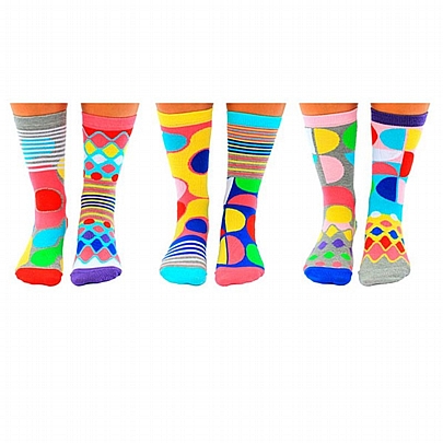 Γυναικείες κάλτσες (No.37-42/6τμχ) - Foot Candy - United OddSocks