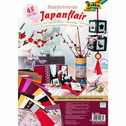 Σετ φύλλων χαρτονιού - Japan Flair (45τμχ) - Folia