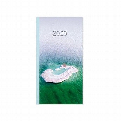 Εβδομαδιαίο Κάθετο Ημερολόγιο/Ατζέντα Senti 2023 - Island (8.5x17) - AdBook