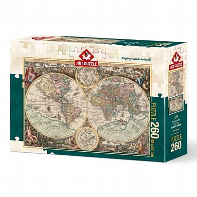 Παζλ - World Map (260κ) - Heidi