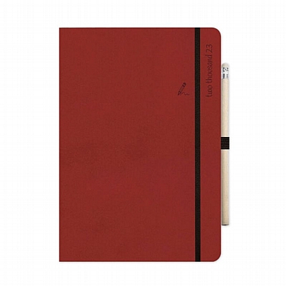 Εβδομαδιαίο Ημερολόγιο Handy 2023 - Red (17x25) - AdBook
