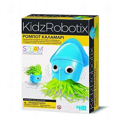 Kidz Robotix: Κατασκευή Ρομπότ Καλαμάρι - 4M