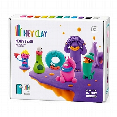 Κατασκευές από Πηλό (Air Dry) - Monsters - Hey Clay