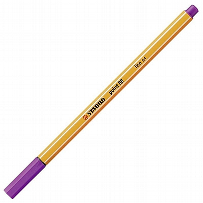 Στυλό μαρκαδοράκι - Dark Lilac (0.4mm) - Stabilo Point 88