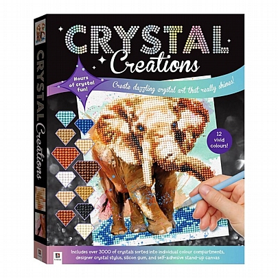 Crystal Creations: Κολάζ με στρας - Ελέφαντας - Curius Craft