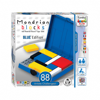 Mondrian Blocks - Blue Edition - Eureka