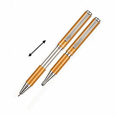 Στυλό πολυτελείας Πτυσσόμενο Orange - Μπλε (0.7mm) - Zebra SL-F1