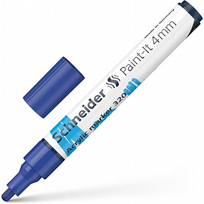 Ακρυλικός μαρκαδόρος - Blue (4mm) - Schneider 320 Paint-It