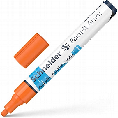 Ακρυλικός μαρκαδόρος - Orange (4mm) - Schneider 320 Paint-It