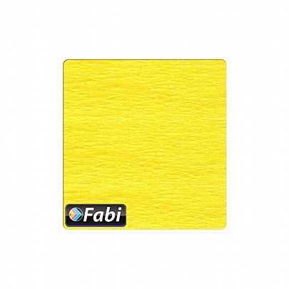 Χαρτί Γκοφρέ (50x200εκ.) - Κίτρινο - Fabi