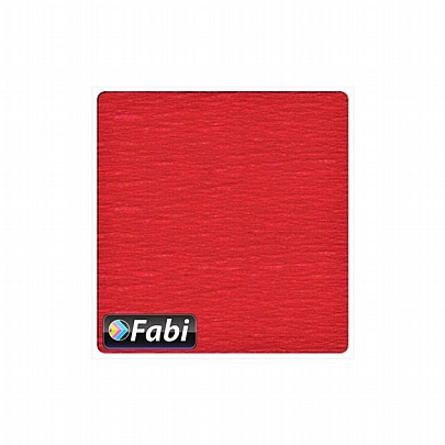 Χαρτί Γκοφρέ - Κόκκινο (50x200εκ.) - Fabi