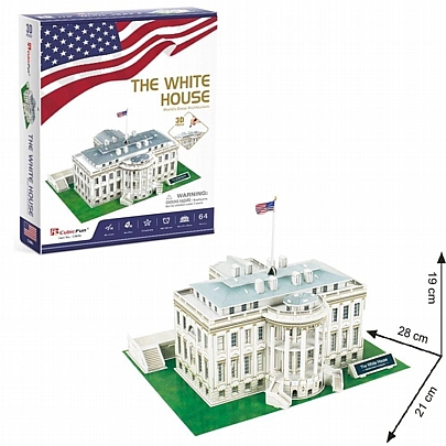 Παζλ 3D - The White House (64κ) - CubicFun
