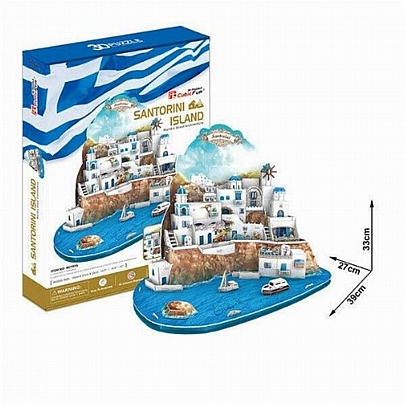 Παζλ 3D - Santorini Island (129κ) - CubicFun