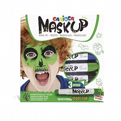 Face painting (3 Χρώματα) - Carioca Mask up Monsters
