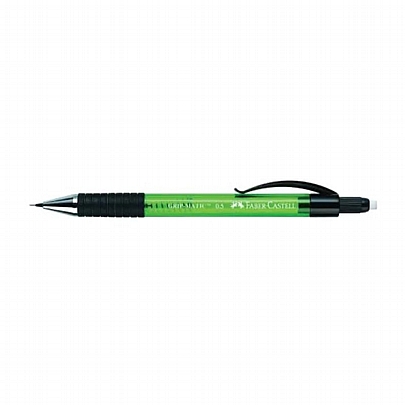 Μηχανικό μολύβι με γόμα - Πράσινο (0.5mm) - Faber-Castell GripMatic
