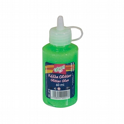 Glitter Glue - Neon πράσινο (60ml) - Groovy