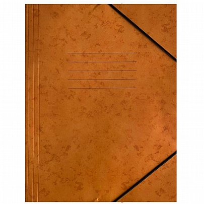 Χάρτινος φάκελος με λάστιχο - Πορτοκαλί (25x35) - Groovy Office
