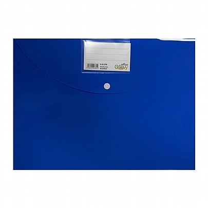 Φάκελος με κουμπί & ετικέτα - Μπλε (26,4x36) - Groovy Office