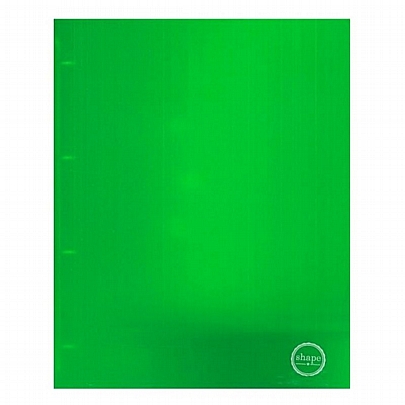 Ντοσιέ 4 Κρίκων O-ring - Πράσινο (25x32x2) - Shape