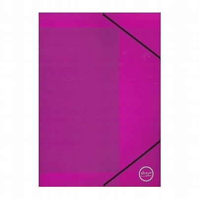 Κουτί με λάστιχο - Ροζ (25x35x3) - Shape