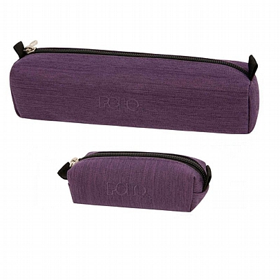 Κασετίνα βαρελάκι & πορτοφολάκι - Purple - Polo Wallet Jean