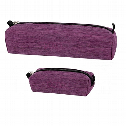 Κασετίνα βαρελάκι & πορτοφολάκι - Dark Orchid Purple - Polo Wallet Jean