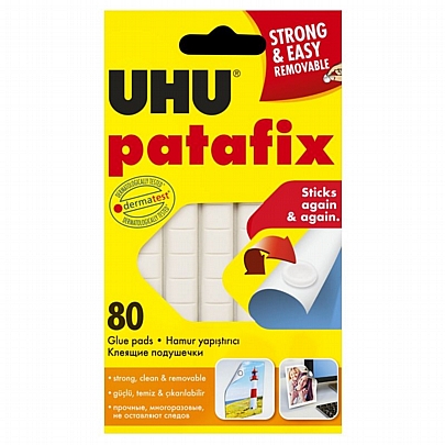 Αυτοκόλλητα σε μορφή πλαστελίνης (80τεμάχια) - Uhu Patafix