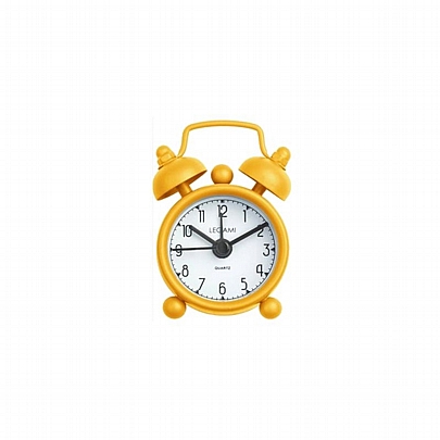 Mini ρολόι-ξυπνητήρι - Vintage yellow - Legami