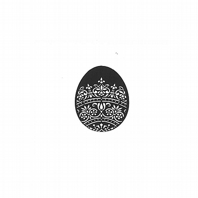 Ευχετήρια Ανάγλυφη κάρτα με Φάκελο - Μπλε Αυγό (15x15)