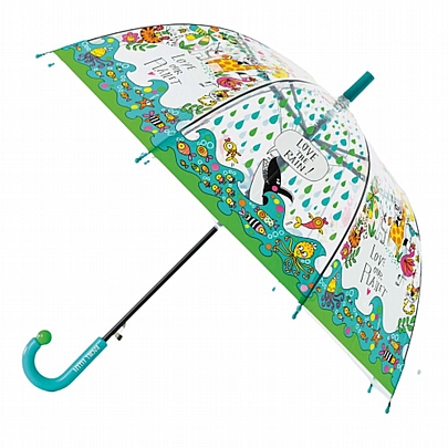 Παιδική Ομπρέλα Διάφανη - Love our Planet - Rachel Ellen