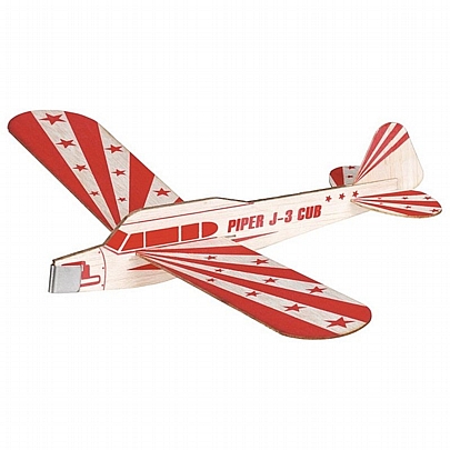 Συναρμολογούμενη Ξύλινη Σαΐτα - Piper J-3 Cub - Moses