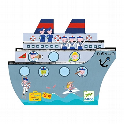 Μαγνητική Ναυμαχία με Σχηματικό Κουτί Καράβι- Djeco