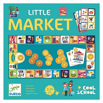 Εκπαιδευτικό Παιχνίδι: Μαθαίνω να Ψωνίζω - Η Μικρή Αγορά - Djeco